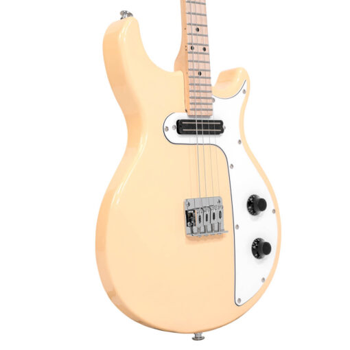 Gold Tone GME-6 electric mandolin cream gloss finish full front view