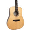 Gold Tone Dread acoustic-electric guitar natural satin finish full front angle
