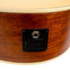 Gold Tone GT-Dread-NA guitar body detail showing cream ABS binding and satin natural finish