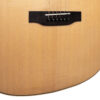Gold Tone GT-Dread-NA acoustic-electric guitar front view with natural finish and rosewood bridge