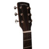 Gold Tone GT-Dread-NA headstock front view with Grover open-gear tuners in nickel