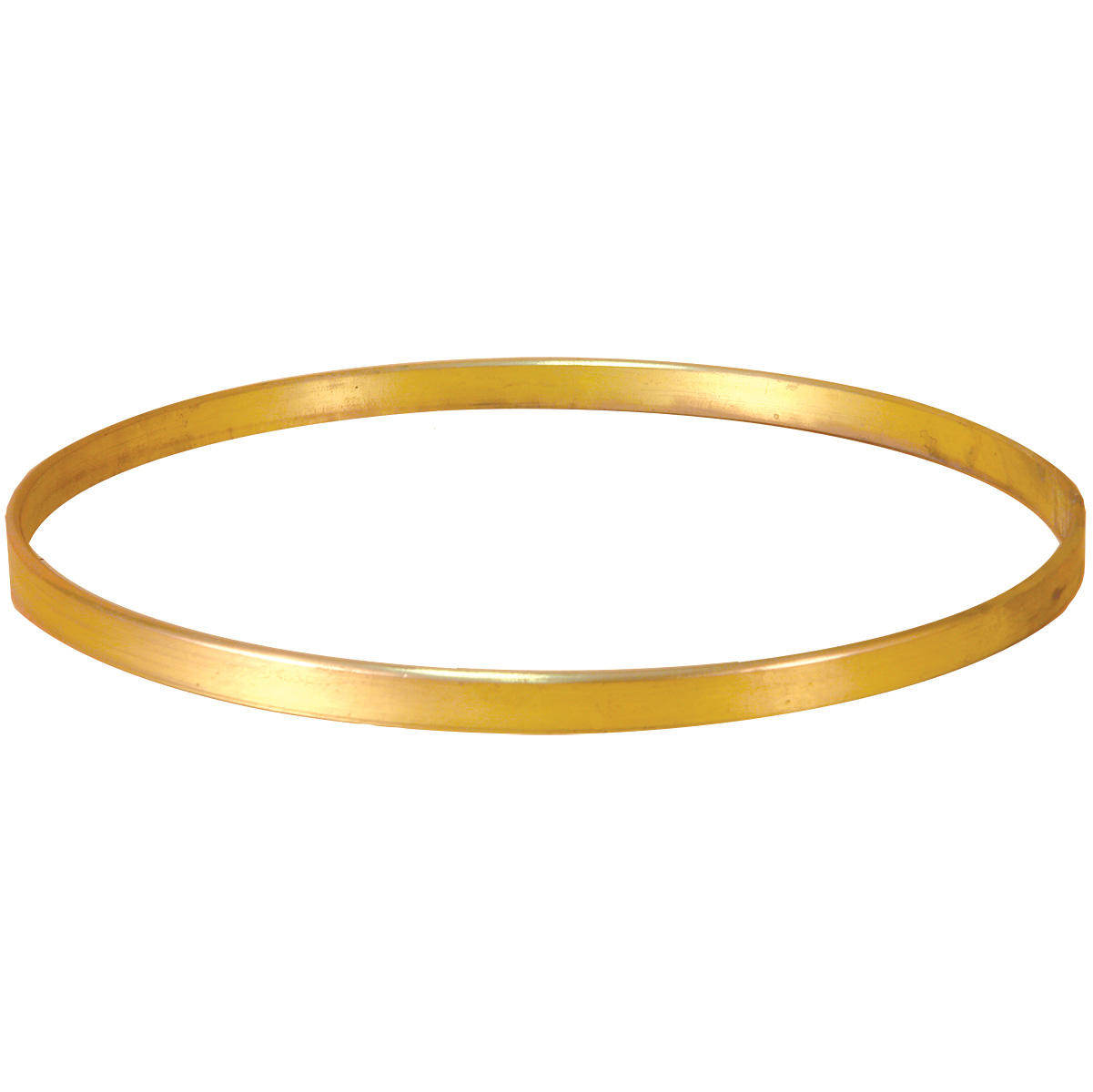 Gold Tone IT-17 Irish tenor banjo rolled brass flat bar tone ring close-up detail