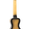 Gold Tone LS-6 left-handed lap steel back close-up showing high-gloss lacquer finish and binding