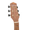 Gold Tone M-Guitar headstock with sealed tuners and ZeroGlide nut close-up