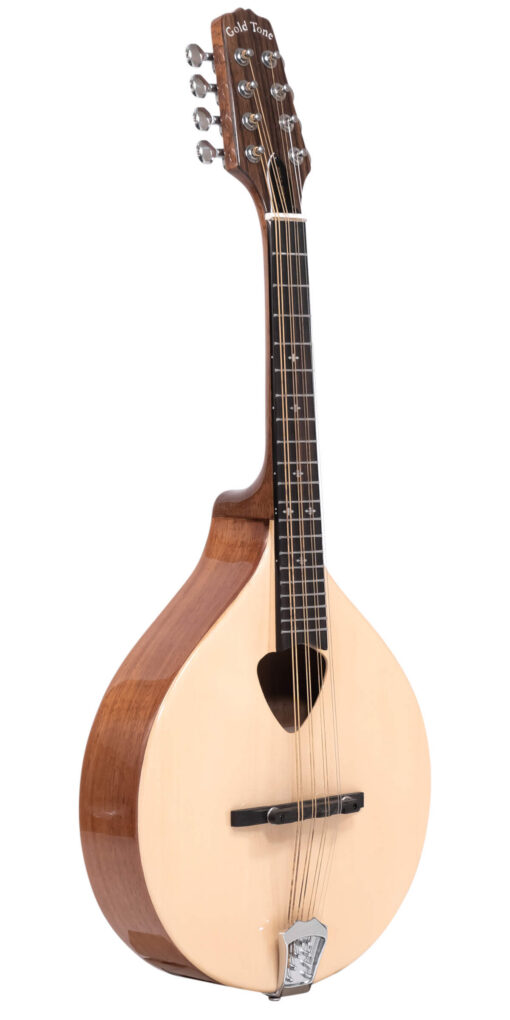 Gold Tone Mandola front view natural high gloss finish solid spruce top