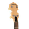 Gold Tone MC-150RP banjo headstock showing GT Master Planetary tuning machines and C-style buttons