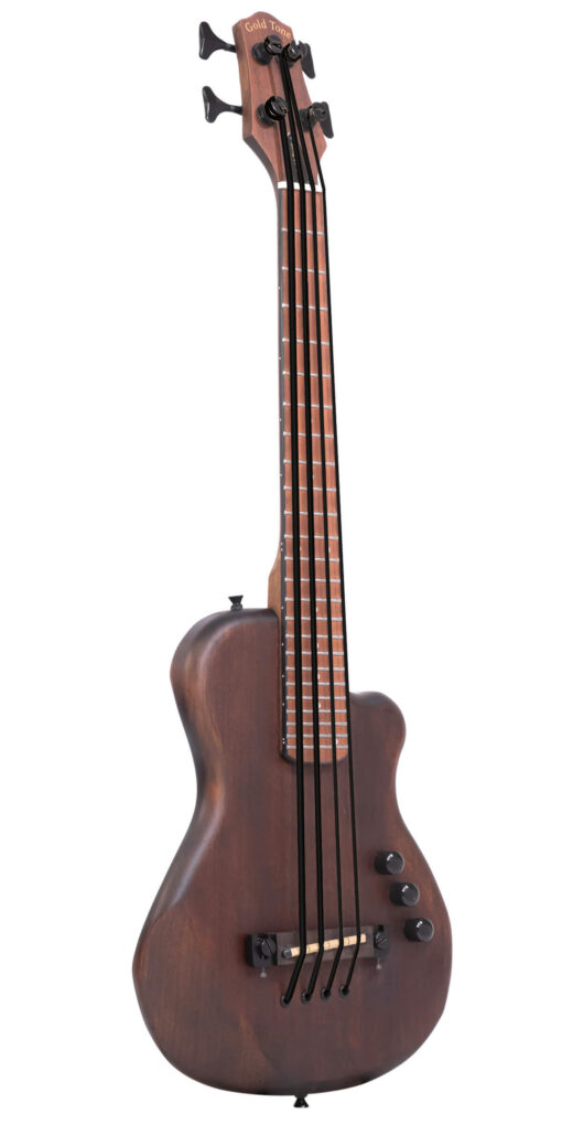 Gold Tone ME-Bass/L 23-Inch Scale Electric MicroBass Left-Handed with Gig Bag