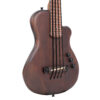 Gold Tone ME-Bass solid body electric MicroBass front view with black hardware