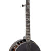 Gold Tone ML-1/L Missing Link left-handed baritone banjo full front view in vintage brown finish