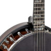 Gold Tone ML-1 baritone banjo front view showing art nouveau inlay and Black Suede head