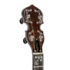 Gold Tone ML-1/L left-handed baritone banjo headstock with Master Planetary tuners and black buttons