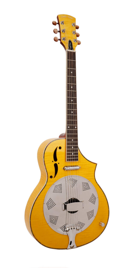 Gold Tone Mojo Round-Neck Resonator Guitar with Pickup and Case