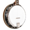 Gold Tone OB-150 left-handed bluegrass banjo full front view showing resonator and chrome hardware