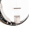 Gold Tone OB-150 Orange Blossom banjo Terminator tailpiece and maple bridge with ebony cap closeup