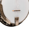 Gold Tone OB-250 banjo front detail showing one-piece cast flange and chrome hardware