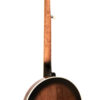 Gold Tone OB-250 banjo back detail showing one-piece cast flange and flame maple resonator back