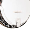 Gold Tone OB-250+ TP banjo front detail — Hearts and Flowers inlay on ebony fingerboard, curly maple neck
