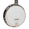 Gold Tone OB-3/L left-handed banjo full front view showing nickel hardware and cream binding