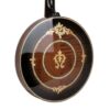 Gold Tone OB-300 Orange Blossom banjo 14 inch flamed maple resonator back with mother of pearl and abalone inlay closeup