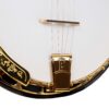 Gold Tone OB-300 Orange Blossom banjo gold Presto tailpiece and Dotson bridge closeup