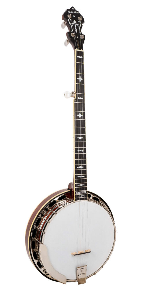 Gold Tone OB-3EF Orange Blossom Twanger pre-war resonator banjo front view natural finish