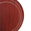 Gold Tone OB-3EF banjo back view showing mahogany resonator with angled sidewalls
