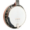 Gold Tone OB-Bela banjo front view with resonator showing crème binding and nickel hardware