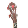 Gold Tone OB-Bela headstock with brass buttons and Rickard Cyclone 10:1 ratio tuners