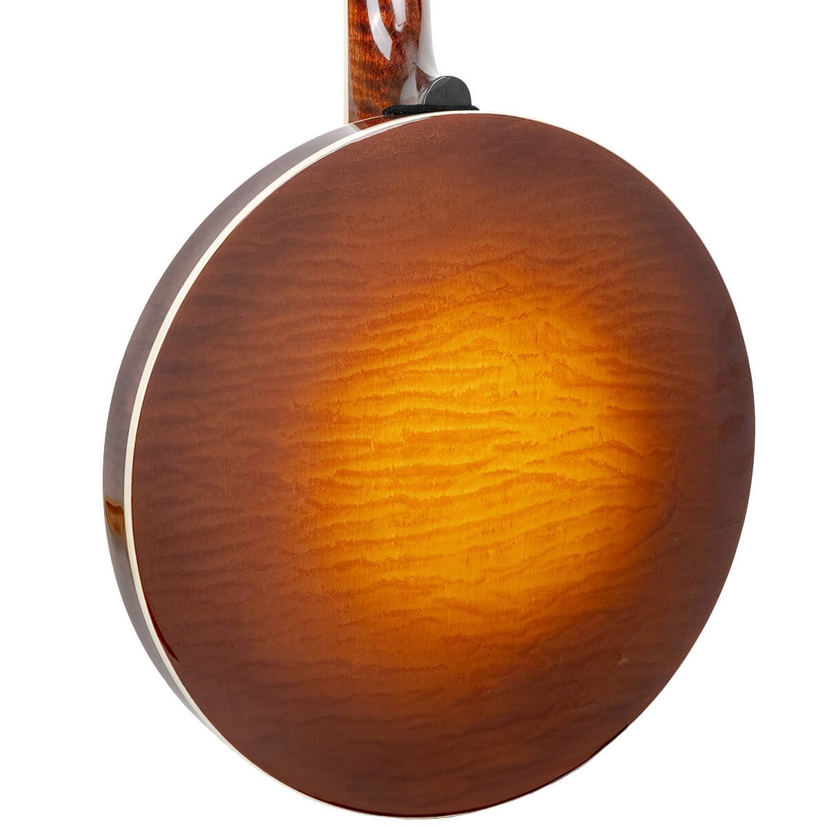 Gold Tone OB-Grandee 14-inch flamed curly maple resonator back with vintage sunburst finish