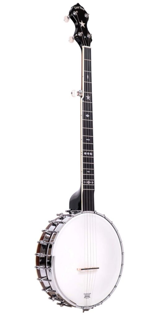 Gold Tone OT-800L left-handed old time tubaphone-style open back banjo front view