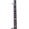 Gold Tone OT-800LN banjo neck detail showing scooped ebony fingerboard with old time inlay