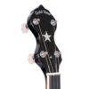 Gold Tone OT-800LN left-handed banjo headstock showing GT Master Planetary tuners and C-style buttons
