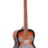 Gold Tone PBB/L Left-Handed Paul Beard Signature Resonator Bass Guitar in Tobacco Sunburst full front view