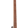 Gold Tone PBB/L Left-Handed Resonator Bass neck detail showing rosewood fingerboard and dot inlays