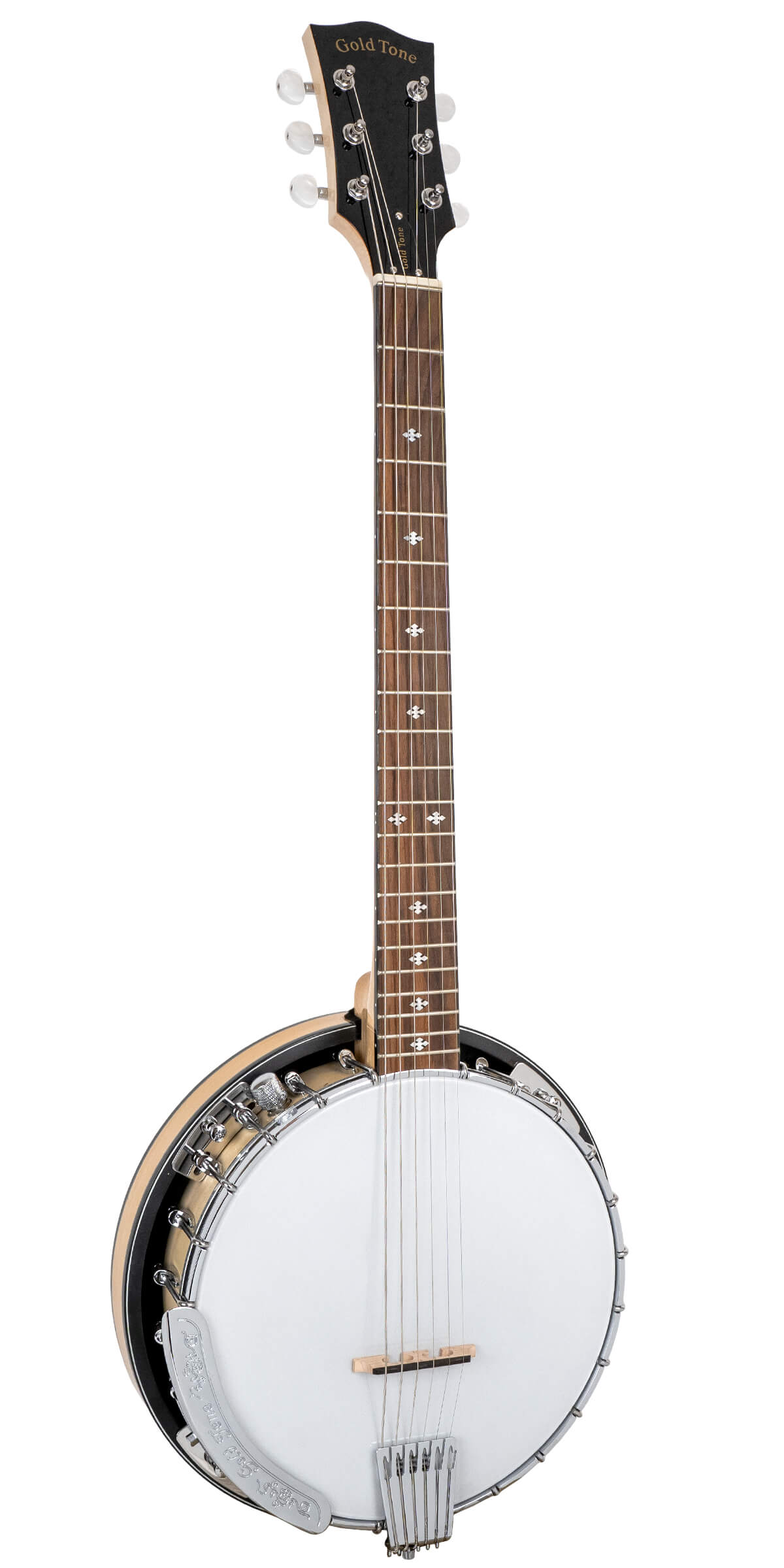 Gold Tone squareneck resonator guitar front view alternate finish option