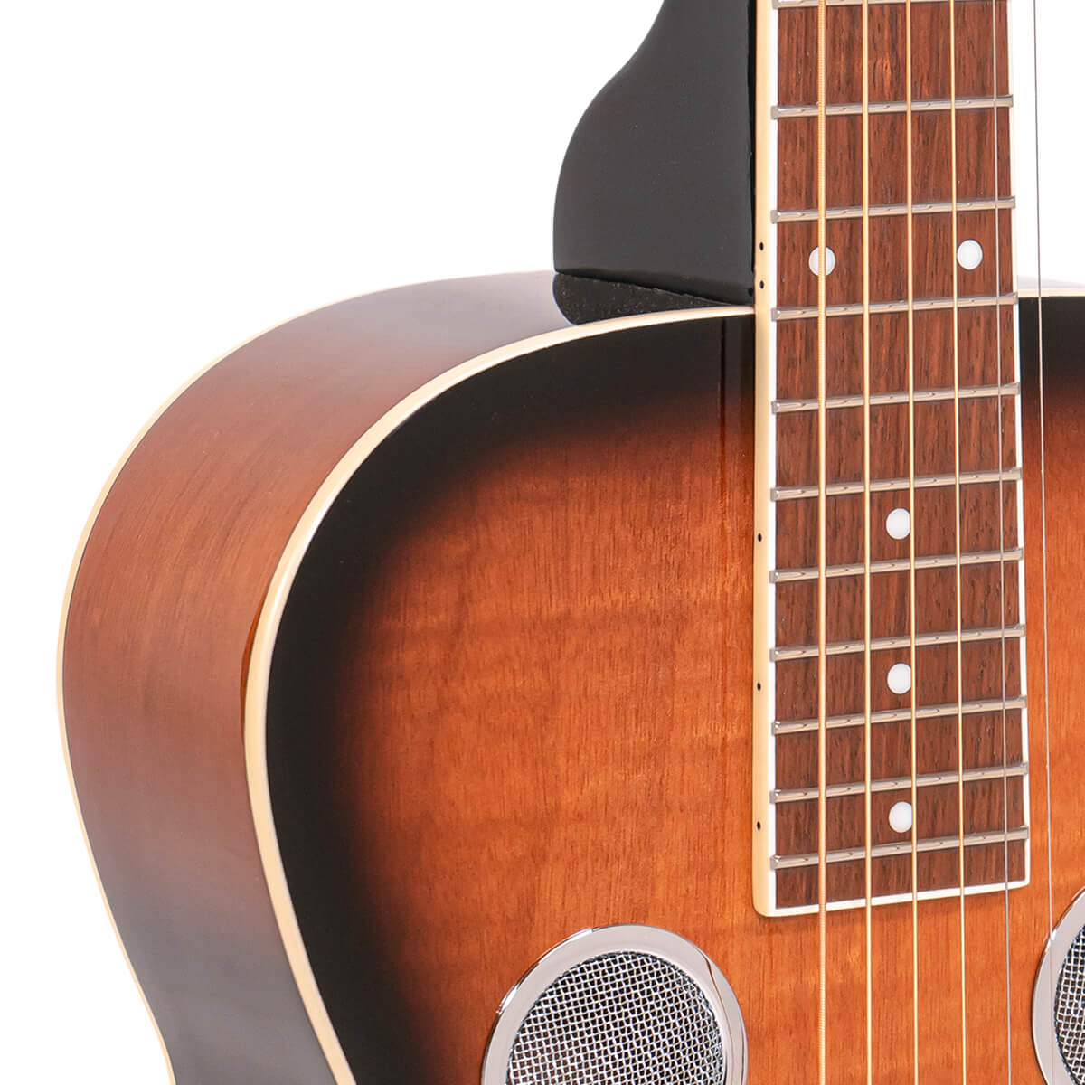 Gold Tone PBS Paul Beard squareneck resonator guitar front angle view