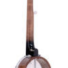 Gold Tone Plucky left-handed banjo back close-up showing multi-ply maple rim construction