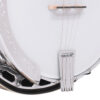 Gold Tone PS-250/L plectrum banjo front detail showing binding and resonator
