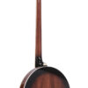 Gold Tone PS-250/L plectrum banjo resonator back detail showing vintage brown high gloss finish