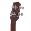 Gold Tone ResoUke left-handed headstock close-up with bone nut detail