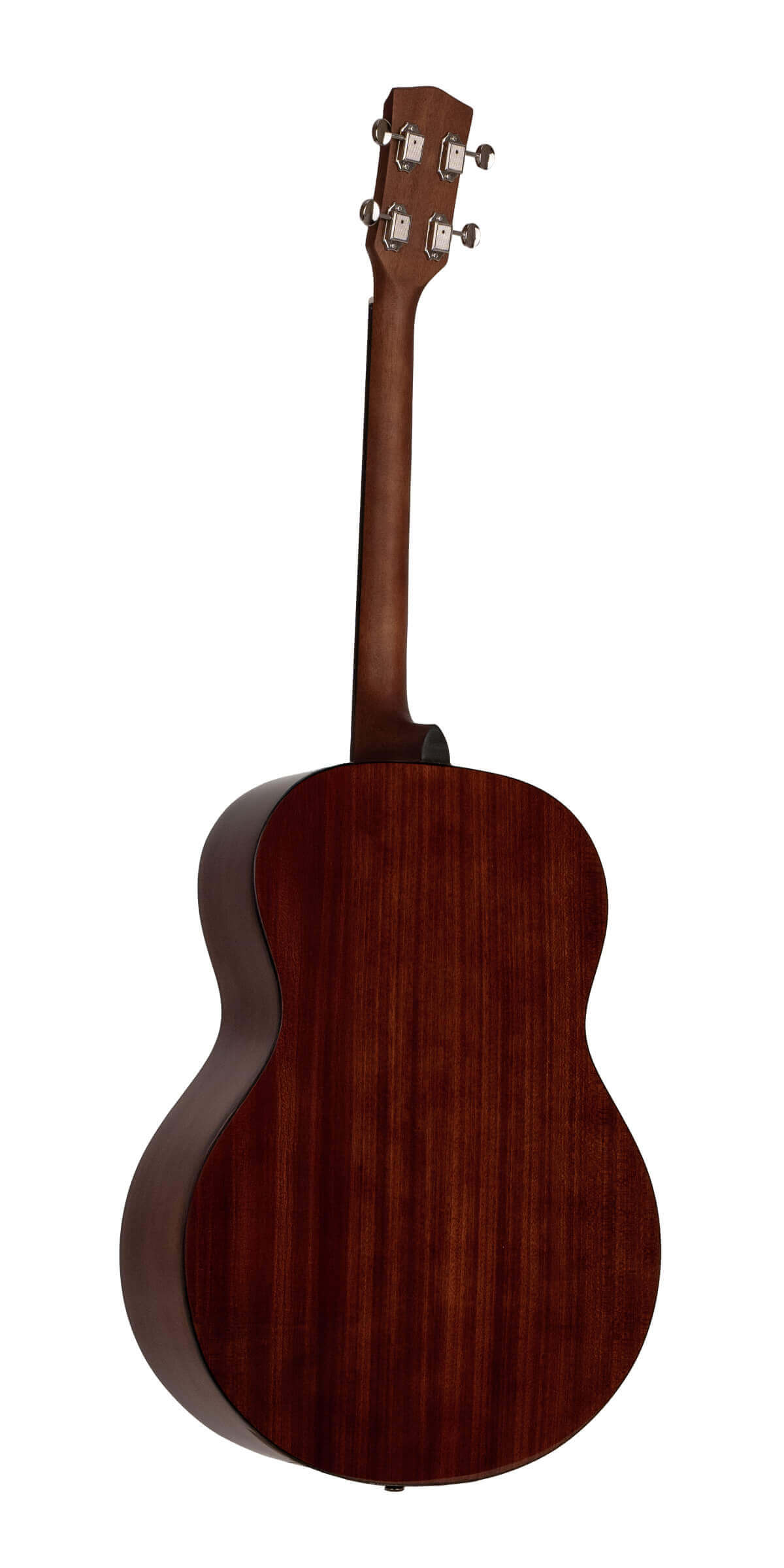 Gold Tone TG-10 tenor guitar back close-up showing natural finish and wood grain detail