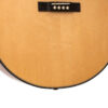 Gold Tone TG-18 acoustic tenor guitar front detail showing bridge and soundhole