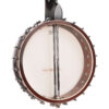 Gold Tone WL-250 banjo back angle view showing vintage brown finish and dual coordinator rods