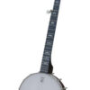 Deering Artisan Goodtime openback 5-string banjo front view dark red mahogany stain