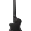 Gold Tone ME-Bass Black Edition matte black 23-inch scale electric MicroBass back view detail