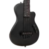 Gold Tone ME-BassFL Black Edition fretless matte black 23-inch scale electric MicroBass front view full body
