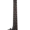 Gold Tone ME-Bass Black Edition matte black 23-inch scale electric MicroBass neck and fingerboard detail