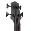 Gold Tone ME-BassFL Black Edition fretless matte black 23-inch scale electric MicroBass headstock detail