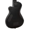 Gold Tone ME-Bass Black Edition matte black 23-inch scale electric MicroBass back view