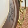 Huber Truetone Custom 625-13 interior factory label reading Huber Vintage Series, Huber Banjos LLC, Nashville Tennessee The Huber Vintage Series factory label inside the Huber Truetone Custom 625-13, from Huber Banjos LLC of Nashville, Tennessee.